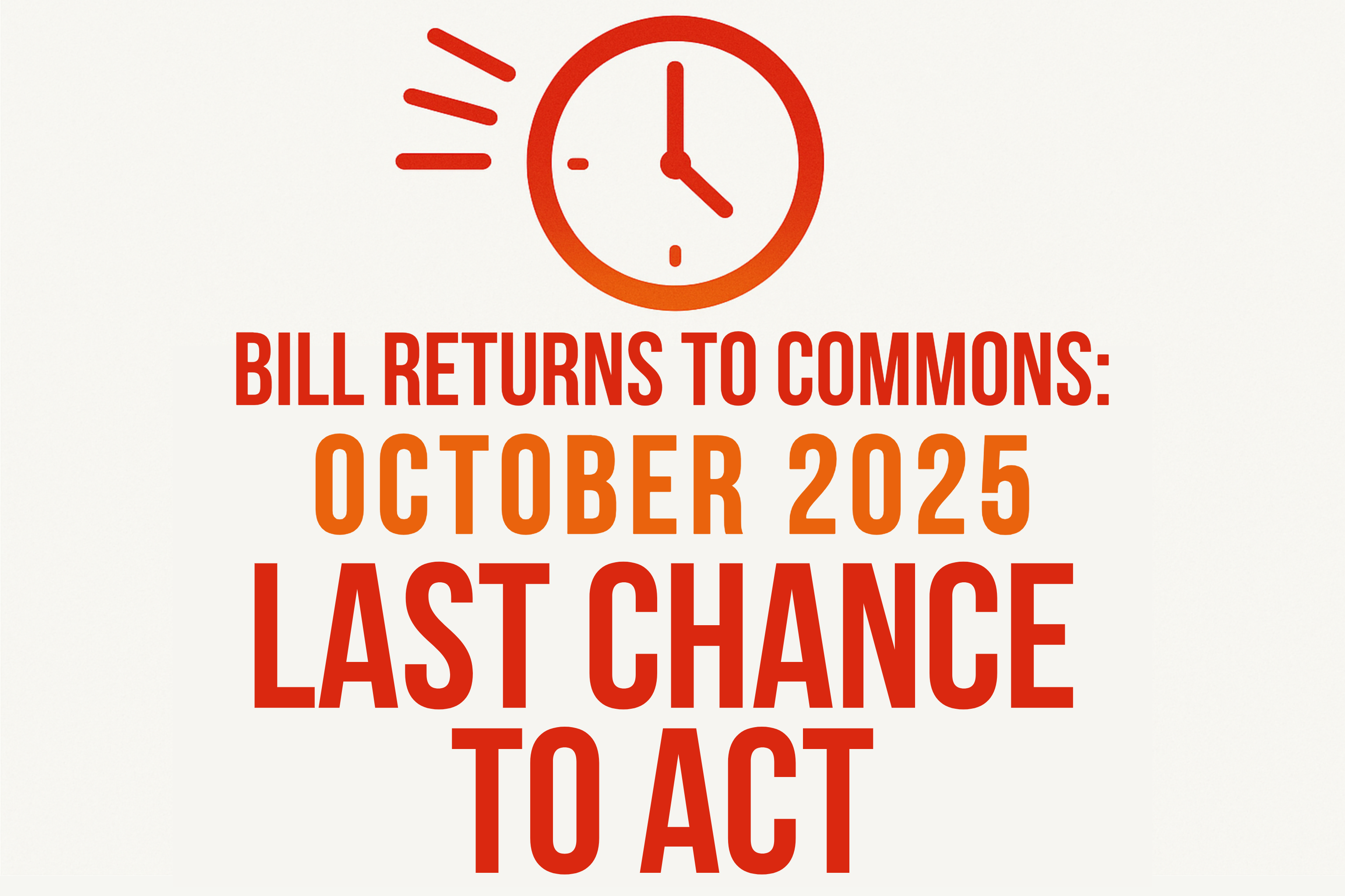 Last chance to act