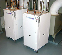 Two 36-ton geothermal heat pumps used at the College of Southern Idaho.
