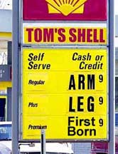 Tom�s Shell price list