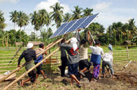Setting up Solar power in Mindanao,