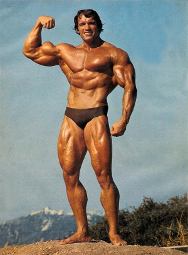 arnie flexes his green muscle (1)