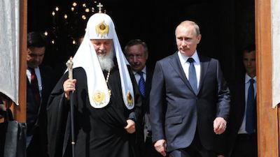 Putin on a pilgrimage visit to Mount Athos on May 28th 2016