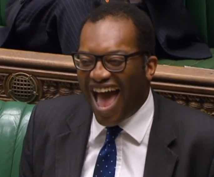 Former Eton prefect Kwarteng shouts down opponents